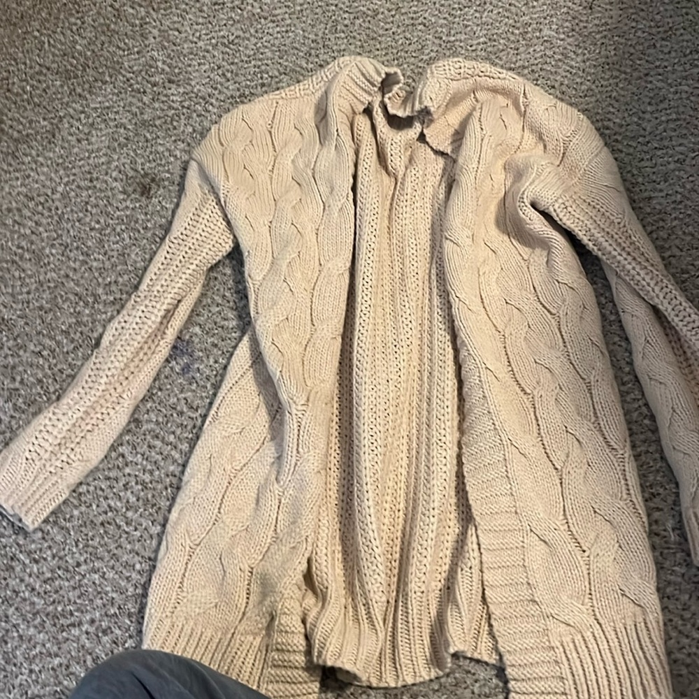 Tan chunky cardigan